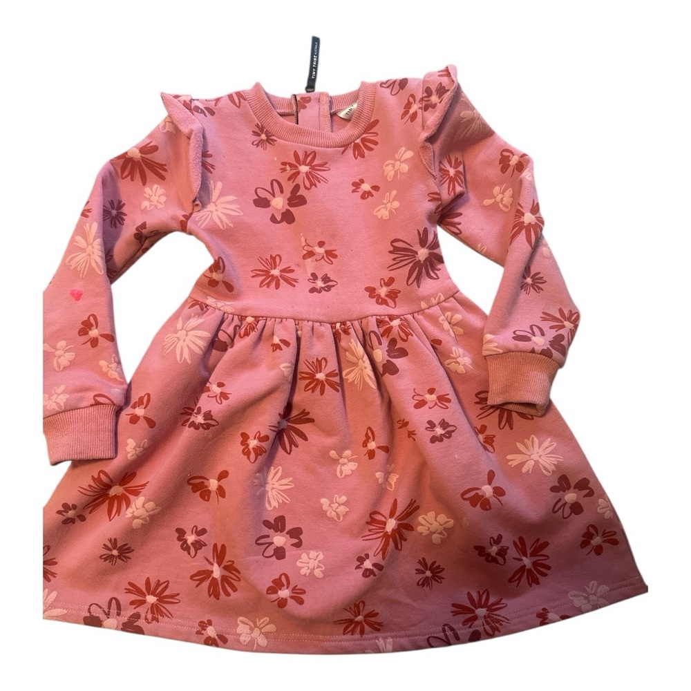 Pink Floral Kids Dress